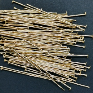 3cm-Champagne Gold-Head Pins (100pcs)